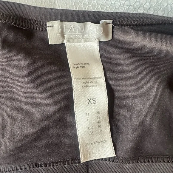 HANRO Touch Feeling Top & Boy Shorts Grey Size XS - Picture 3 of 4